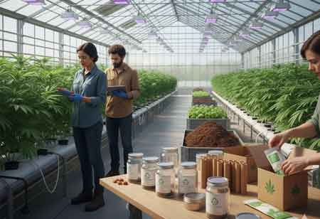 Sustainable Innovations in Greenhouse Cannabis Production and Packaging